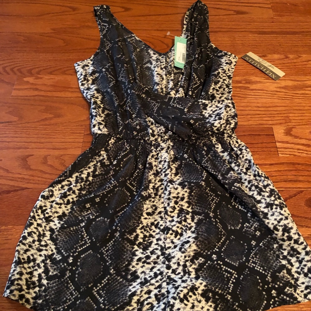 Snakeskin pattern Romper